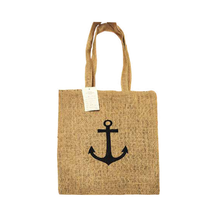 Printed Jute Tote — PE-1078