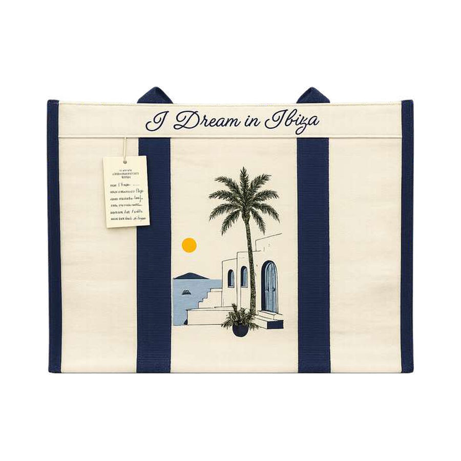 Printed Canvas Gift Shopper — PE-1424