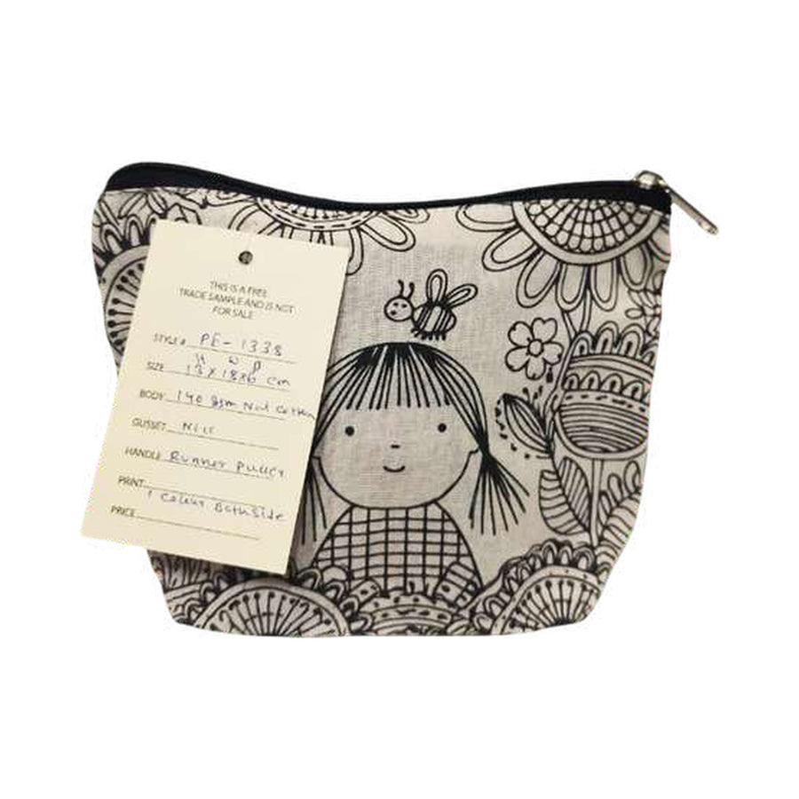 Printed Cotton Travel Pouch — PE-1338