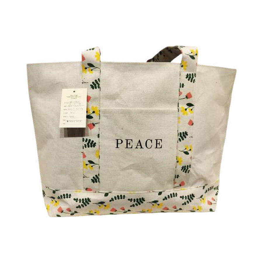Printed Canvas Tote — PE-1345