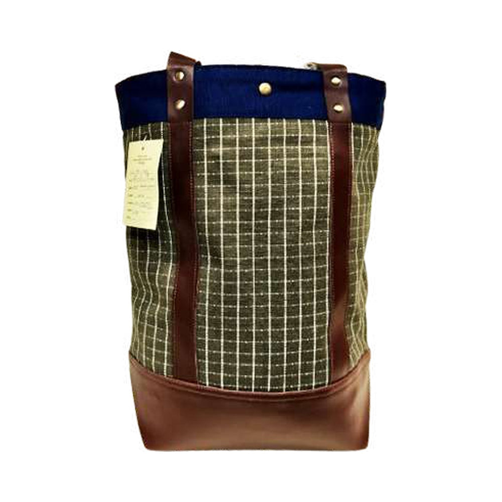 Check Canvas Carryall — PE-1360