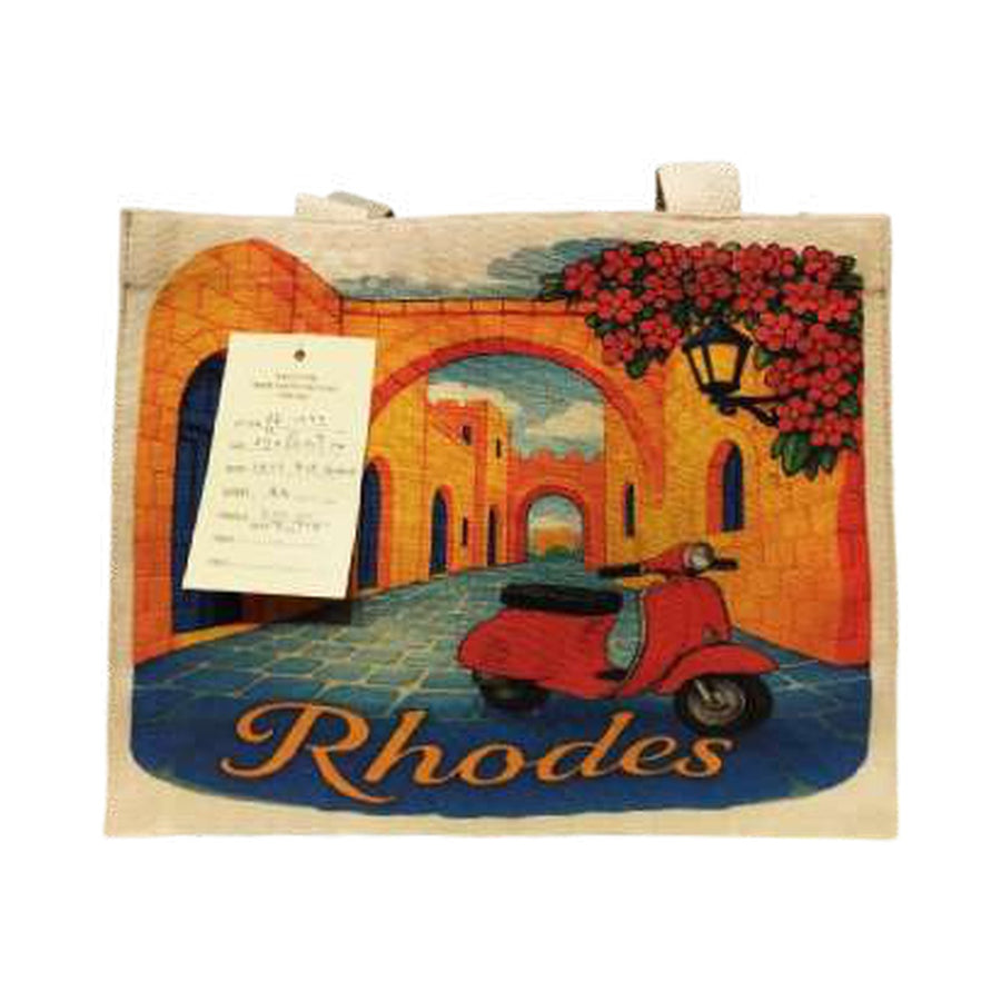 Printed Canvas Gift Shopper — PE-1372