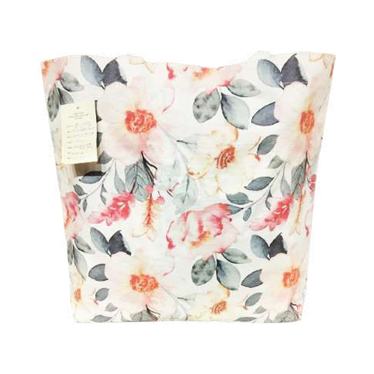 Printed Canvas Work Tote — PE-1406