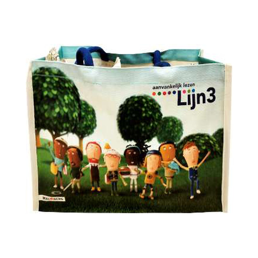 Printed Canvas Shopper — PE-1438