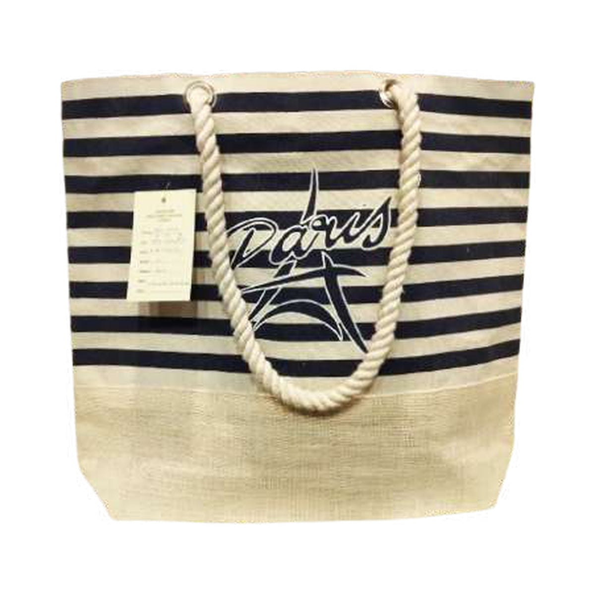Printed Canvas Work Tote — PE-1440